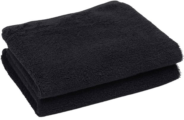 1 Dozen Towels 100% Cotton Black