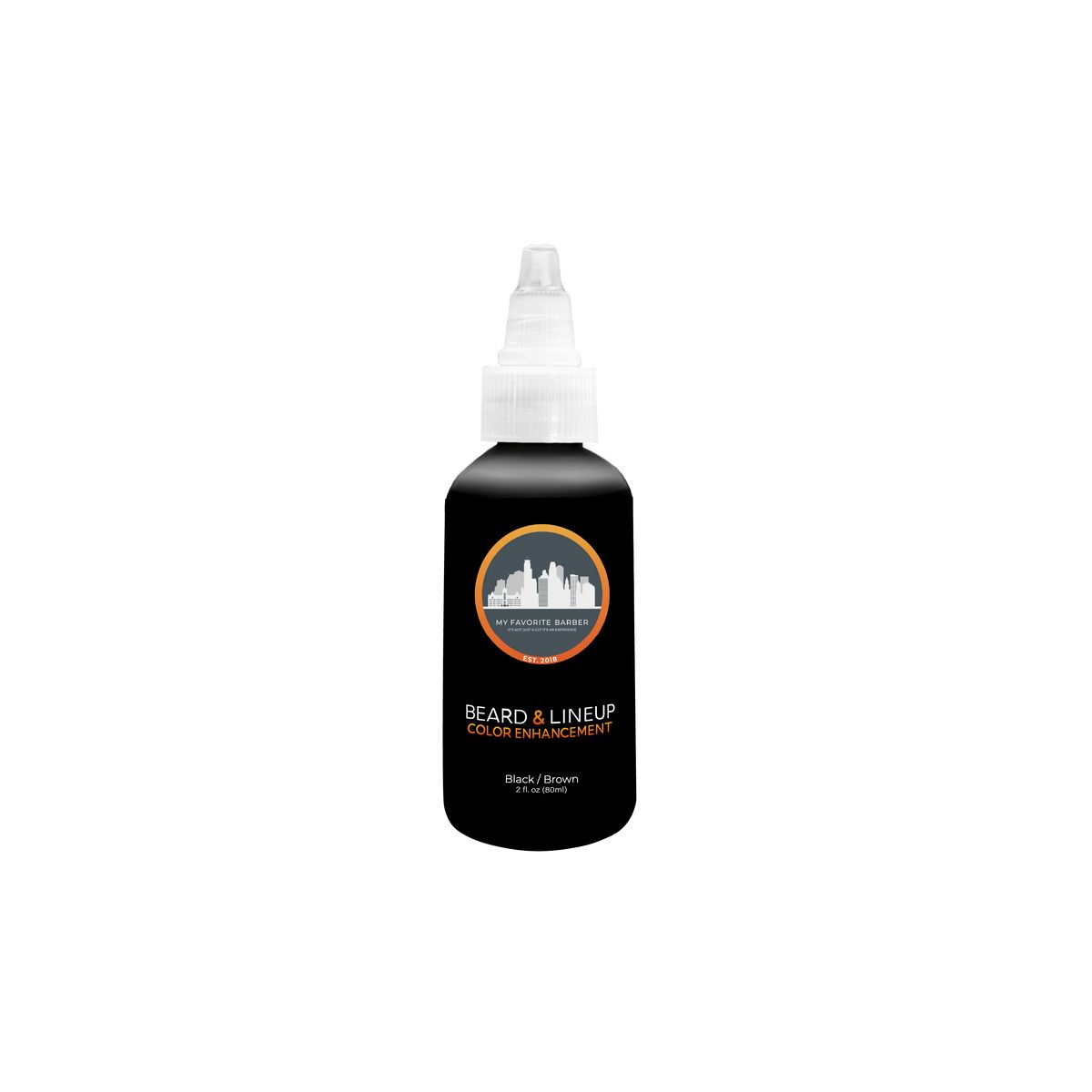 2 oz. Black/Brown Beard & Lineup Color Enhancement (Best Seller)