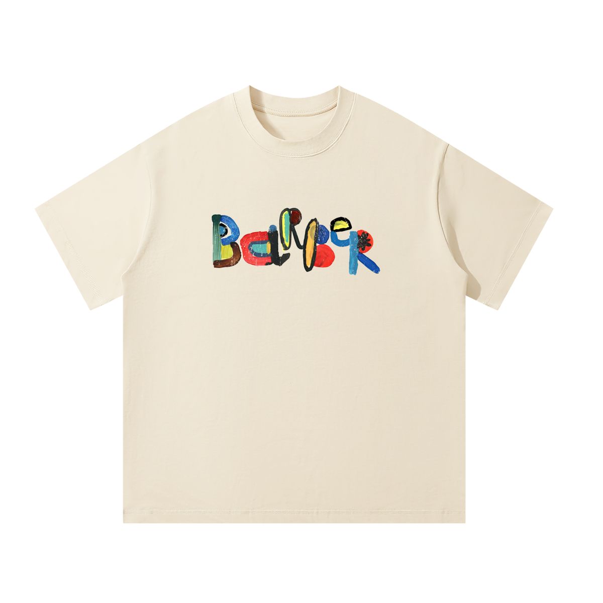 Abstract Barber Tee