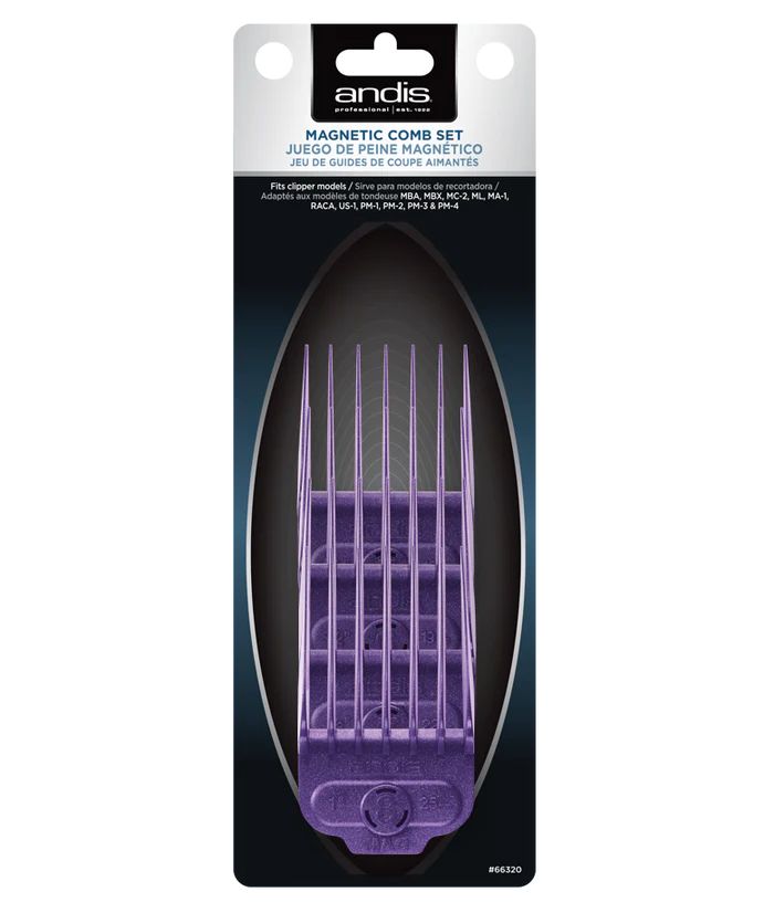 Andis Single Magnetic Large 4-Piece Comb Set (66320)