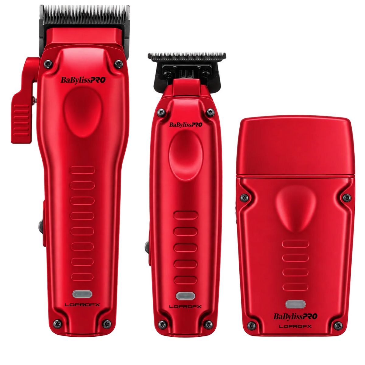 BaBylissPRO LO-PROFX Red Compact Clipper, Trimmer, Shaver Combo