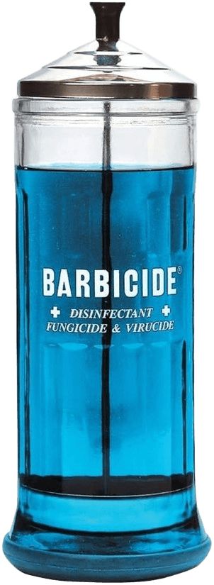 Barbicide Disinfectant Glass Jar - Tall (37oz capacity)