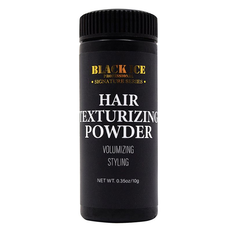Black ice texture powder