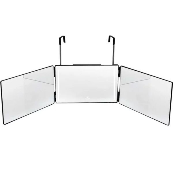 Black Ice Trifold 3-Way Self-Cut LED Mirror