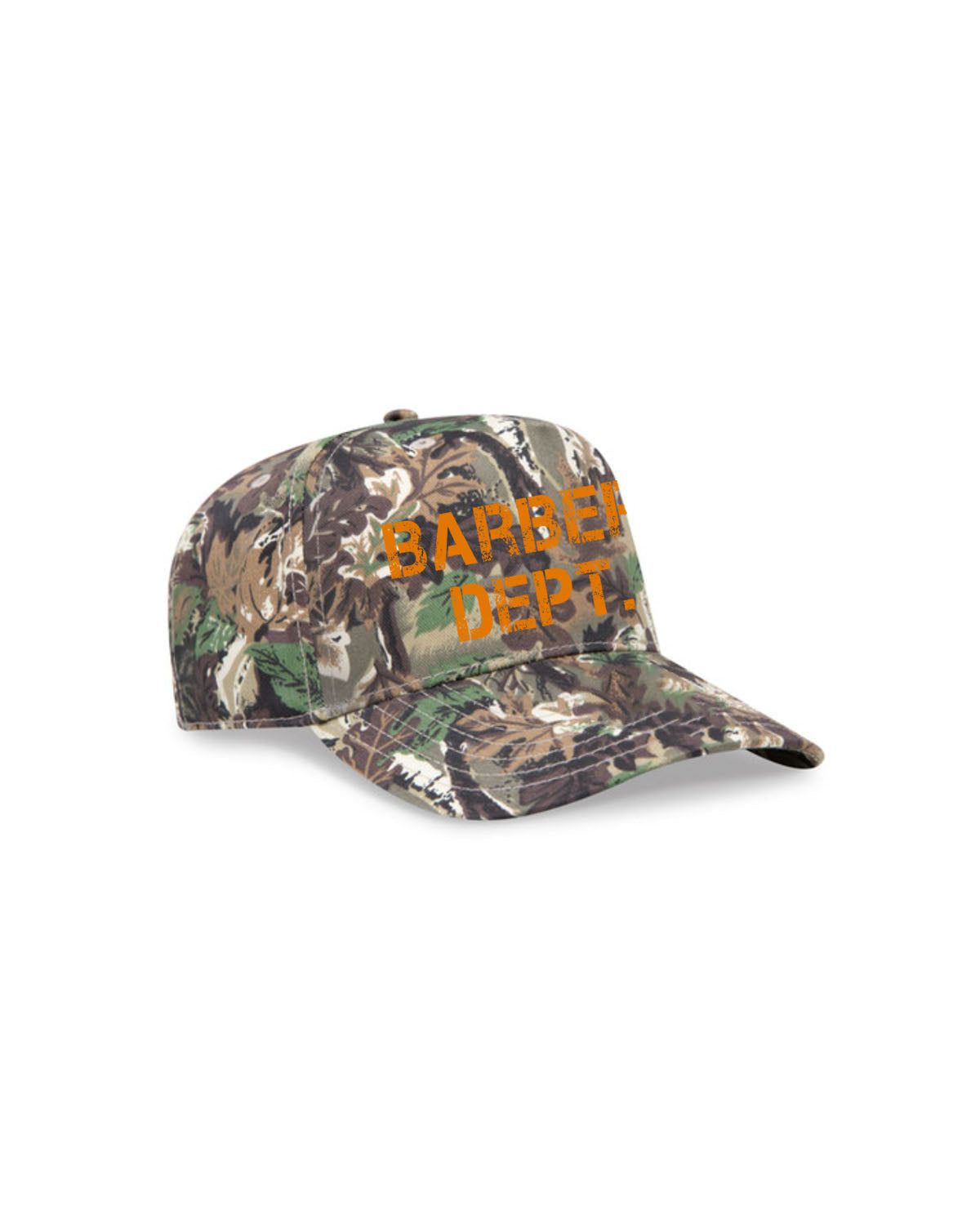 Camouflage Barbers Dept. Hat - Orange