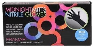 Framar Midnight Mitts Nitrile Gloves - 100 Count