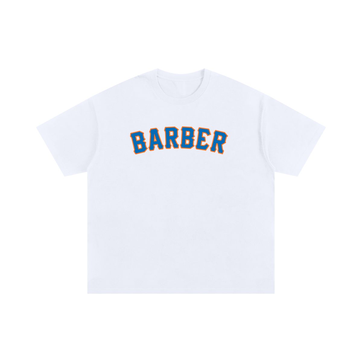 New York Barber Tee - White