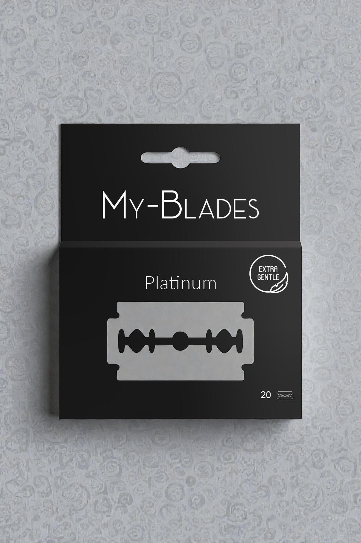Platinum Double Edge Razor Blades 20pk