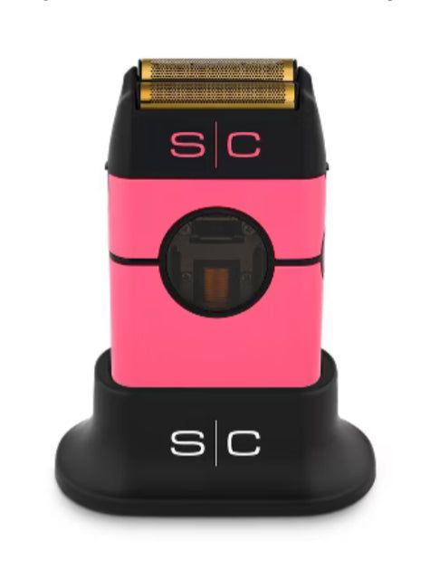 StyleCraft Instinct Metal Cordless Double Foil Shaver - Pink