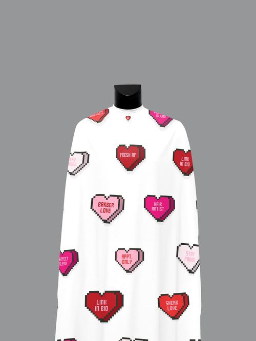 8-Bit Candy Hearts PRO Cape, view 2