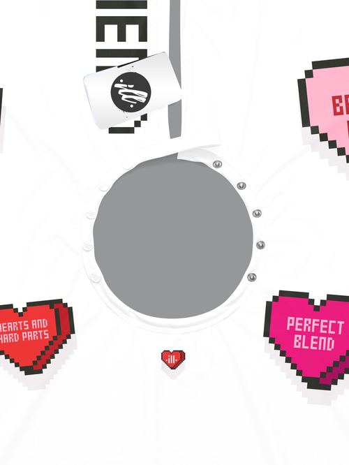 8-Bit Candy Hearts PRO Cape, view 5