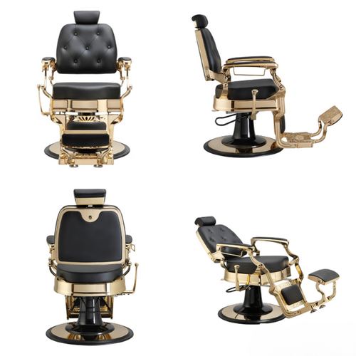 Adams barber chair, view 4
