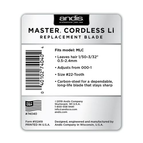 Andis Blade Master Cordless Li, view 3