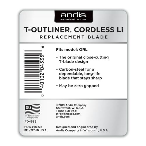 Andis Blade T-Outliner Cordless Li, view 4
