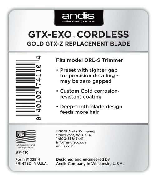 Andis GTX-EXO Blade, view 4