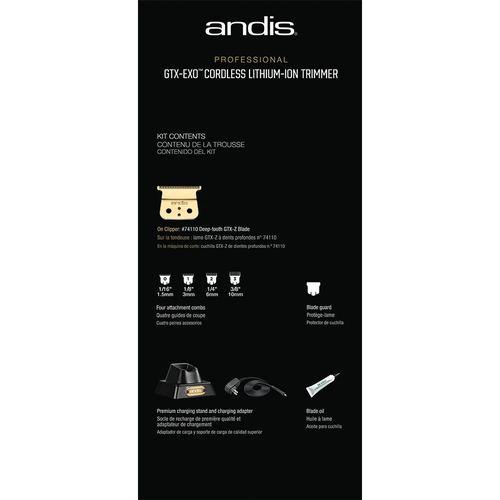 Andis GTX-EXO Cordless Li Trimmer, view 3