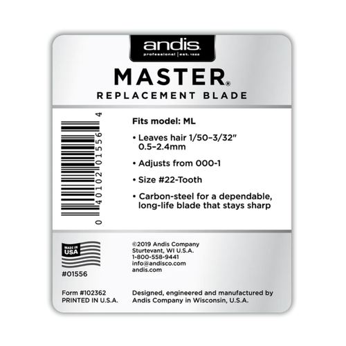 Andis Master 22-Tooth Replacement Blade, view 3