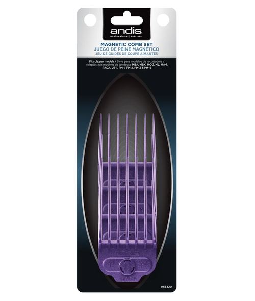 Andis Single Magnetic Large 4-Piece Comb Set (66320)