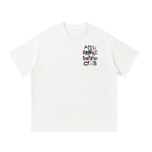 Anti Broke Barbers Club Abstract Paint Logo, view 2