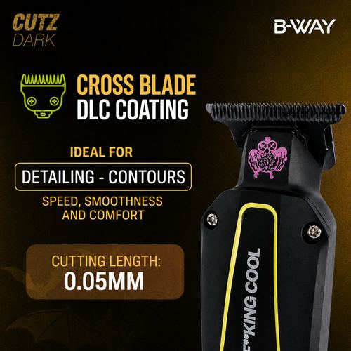 B-WAY CUTZ Dark Professional Cordless Trimmer - 7,000 RPM, view 5