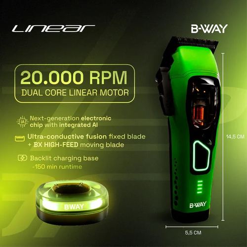 B-WAY Linear Clipper Lime, view 4