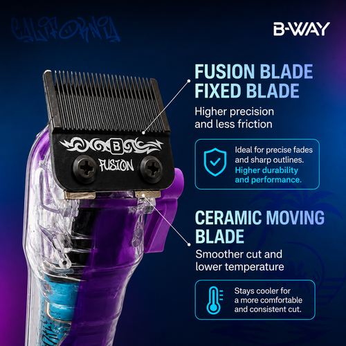 B-WAY NEW California Professional Clipper - 8,200 RPM Fusion DLC, view 7