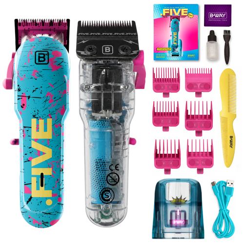 B-WAY NEW FIVE Professional Cordless Clipper - 8,100 RPM, view 5