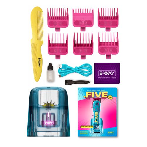 B-WAY NEW FIVE Professional Cordless Clipper - 8,100 RPM, view 7