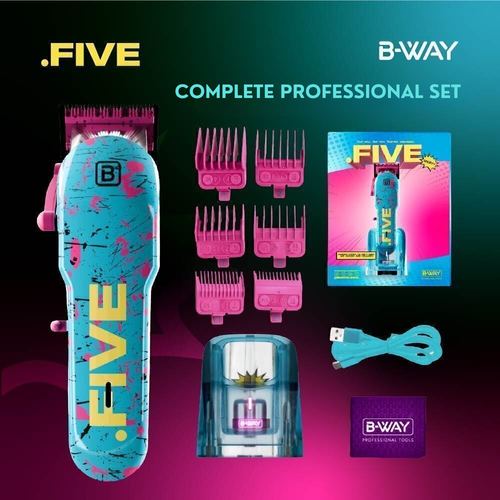 B-WAY NEW FIVE Professional Cordless Clipper - 8,100 RPM, view 8