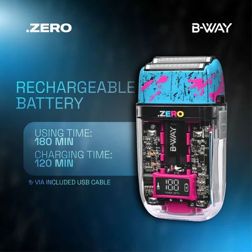 B-Way NEW Five Shorty Clipper & ZERO Shaver - Professional 2-in-1 Barber Set, view 5