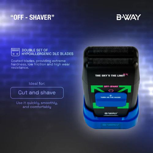 B-Way OFF Shaver Black, view 3