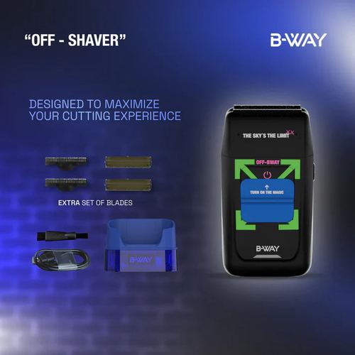 B-Way OFF Shaver Black, view 5