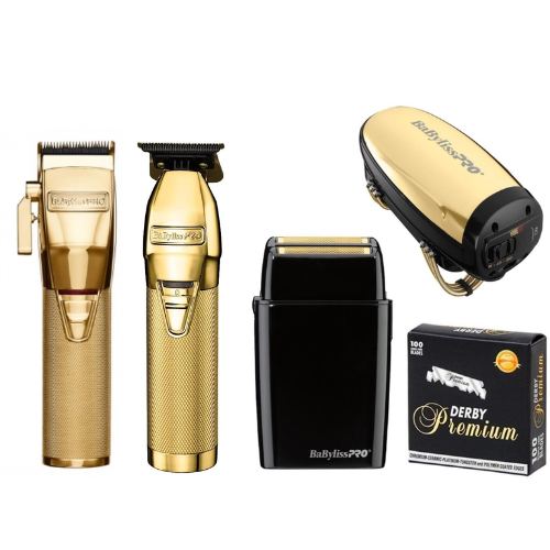 BaByliss Clipper with Skeleton Trimmer, Double Foil Shaver, & Babyliss Massager Combo Pack, view 2