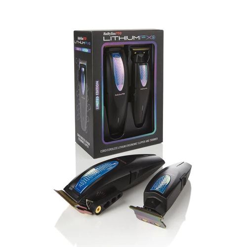 BaByliss Limited Edition Iridescent Lithium FX+ Clipper & Trimmer Combo, view 6