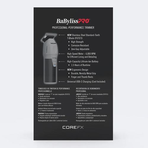 BaBylissPRO Compact CoreFX Cordless Trimmer (FX76), view 3