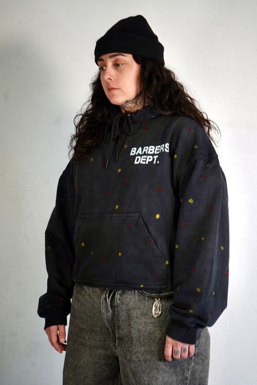 Barbers Dept. Painted Hoodie, view 3