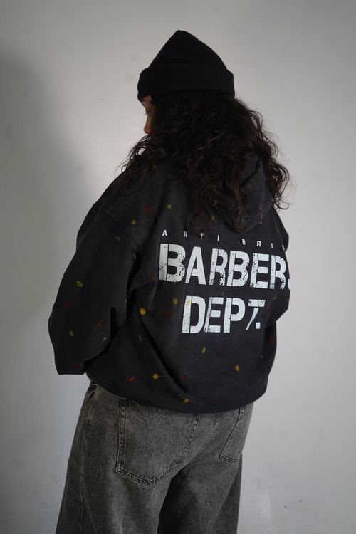 Barbers Dept. Painted Hoodie, view 4
