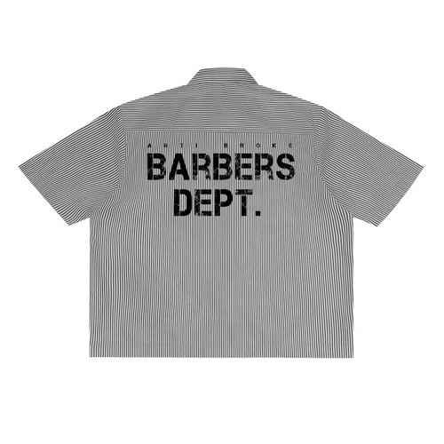 Barbers Dept. Pinstripe Shirt - Black, view 2