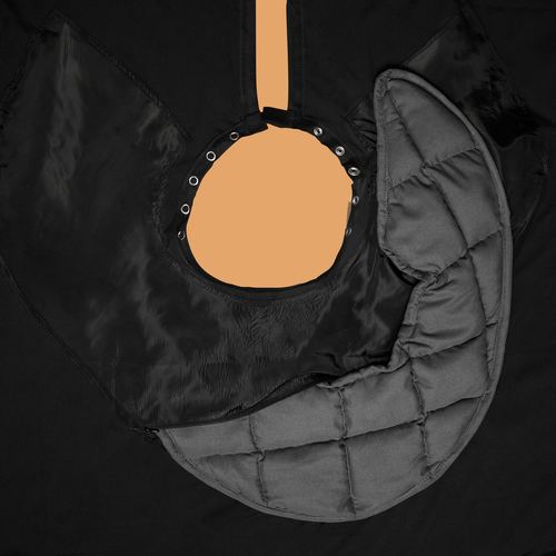 Black 4-Pound Weighted Cape, view 3
