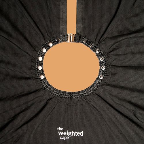 Black 4-Pound Weighted Cape, view 6