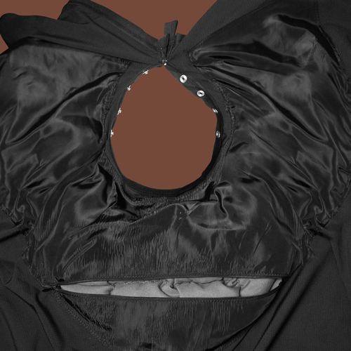 Black 6-Pound Weighted Cape, view 3