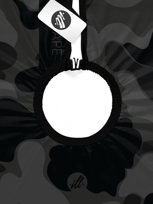Black Camo PRO Cape, view 5