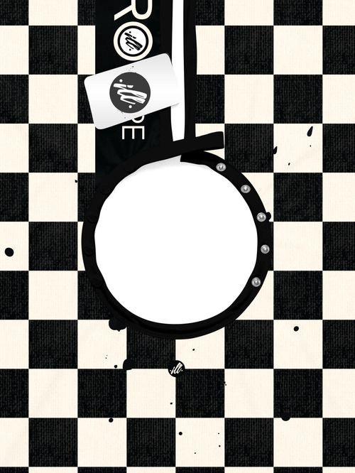 Black Checker PRO Cape, view 6