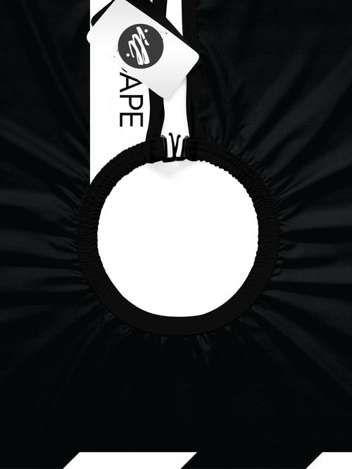 Black Half Stripe PRO Cape, view 5