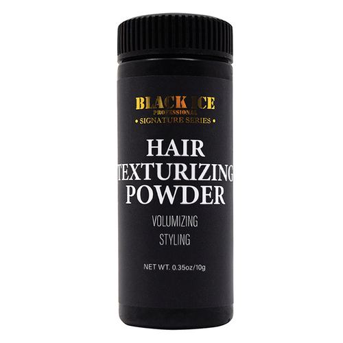 Black ice texture powder