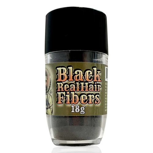 Black Real Hair Fibers