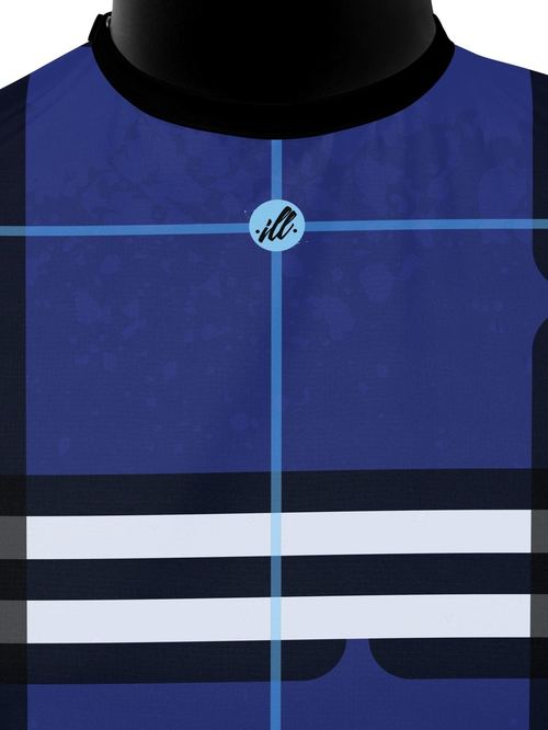 Blue Plaid PRO Cape, view 3