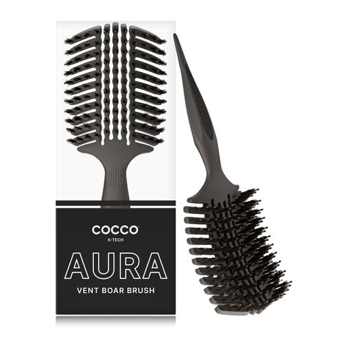 COCCO® Aura Vent Boar Brush (Black), view 3