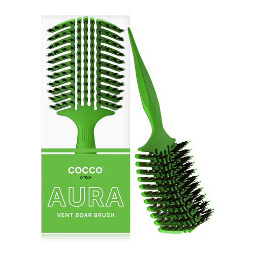 COCCO® Aura Vent Boar Brush (Green), view 4