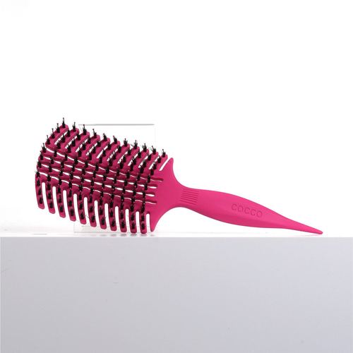 COCCO® Aura Vent Boar Brush (Pink), view 3